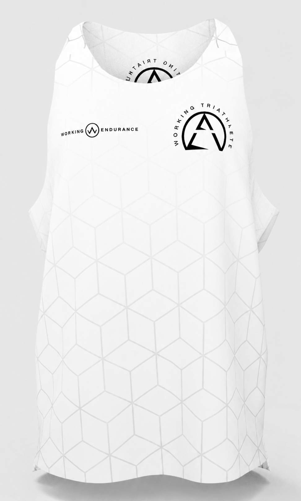 2027 Working Triathlete: Supreme Singlet (White)