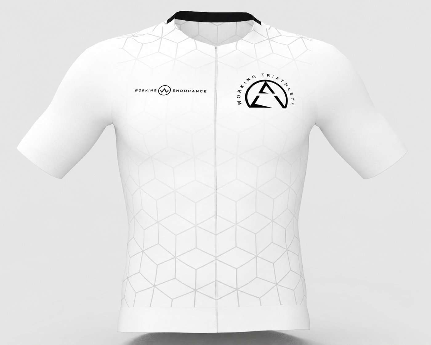 2027 Working Triathlete: Pro Cycling Jersey (White)